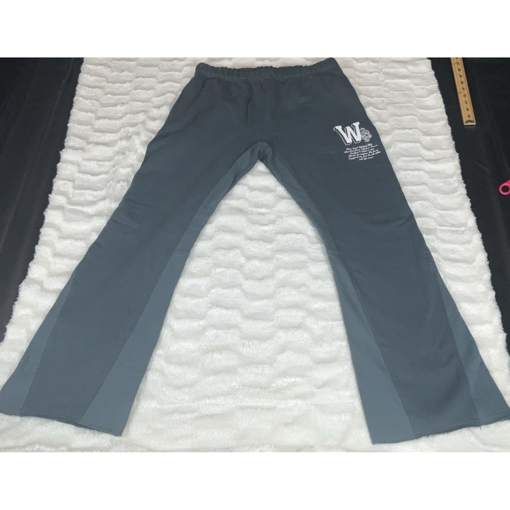 Darc Sport Women's Darc Blue Medium Marked Flare Leg Sweat Pants 589/1000 NWT